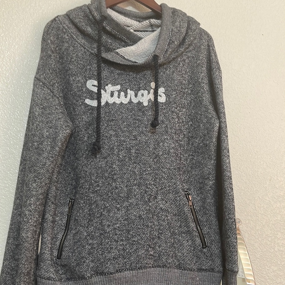 Sturgis gray hoodie.